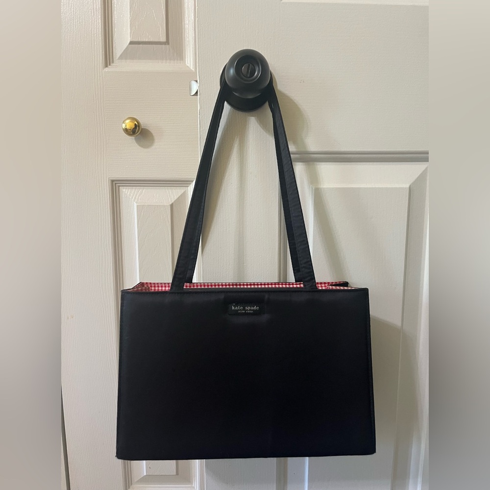 Kate Spade New York Tote Bag with Red Gingham